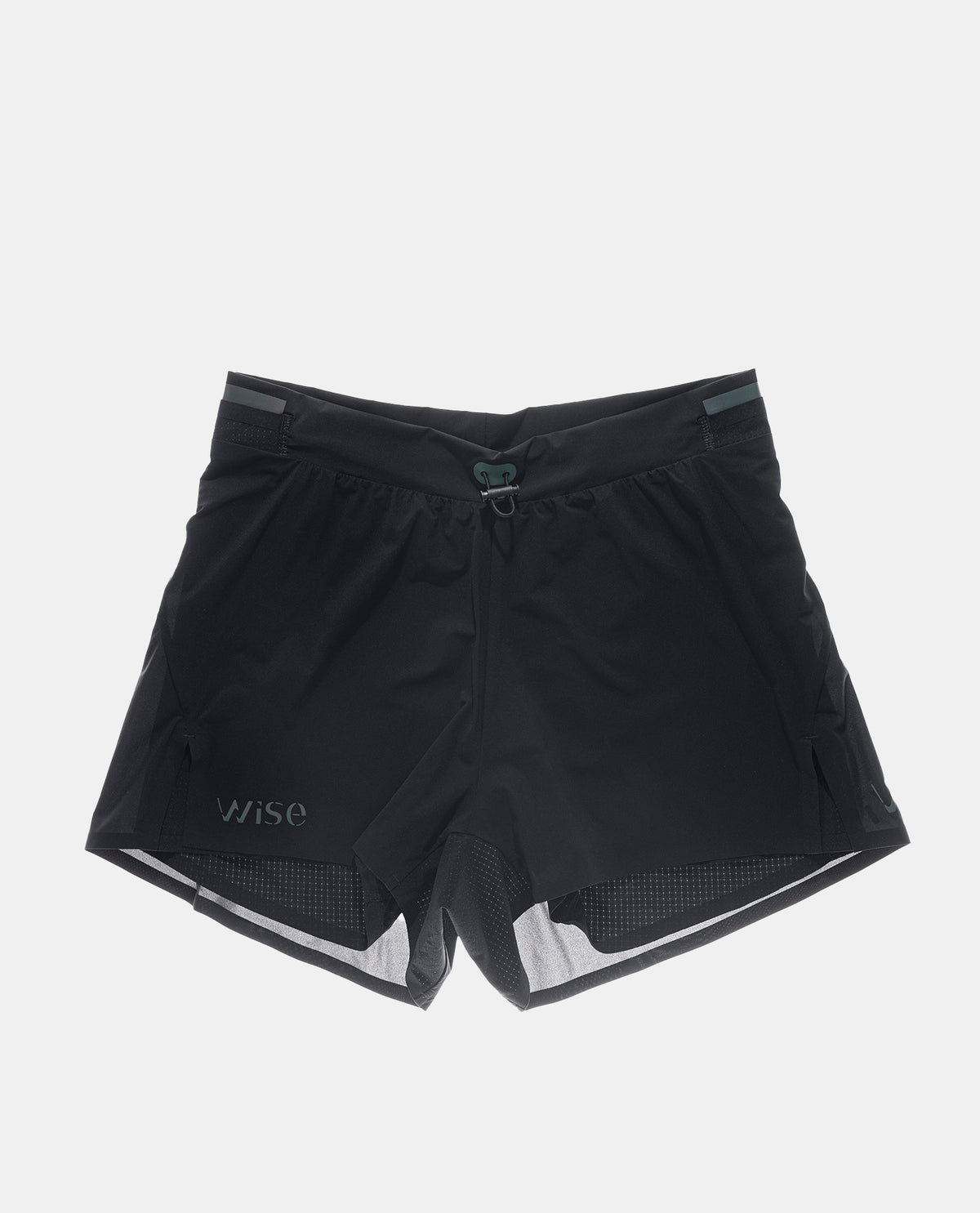 ultrashort noir black femme  wise ultra running