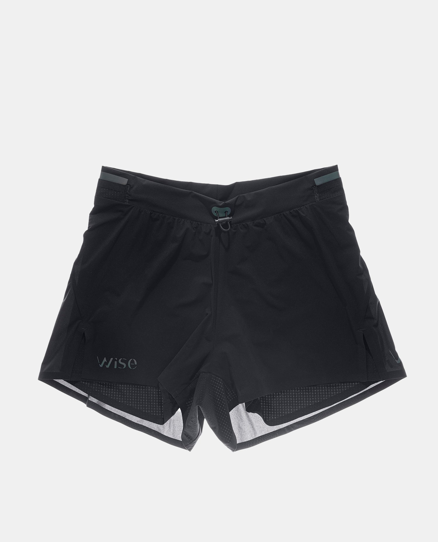 ultrashort noir black femme  wise ultra running