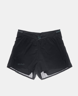 ultrashort noir black femme  wise ultra running
